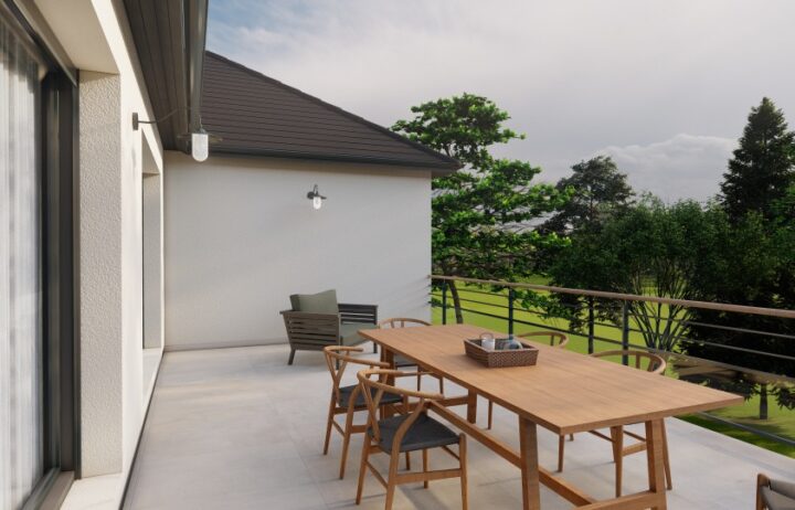 votre maison de 105m2 sur un terrain de 2800m2 sur la commune de La Feuillade au prix de 495000&euro; avec Alpha Constructions
